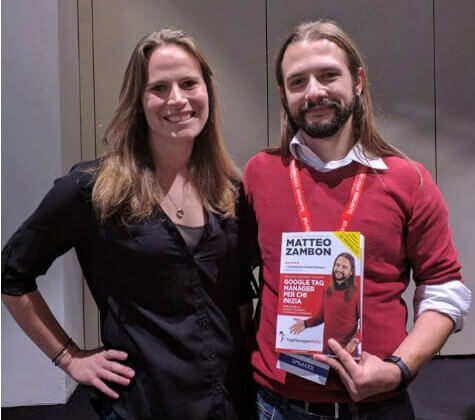 Krista Seiden with Matteo Zambon present the book 'Google Tag Manager for those who start'